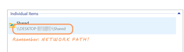Step 2 - Network path